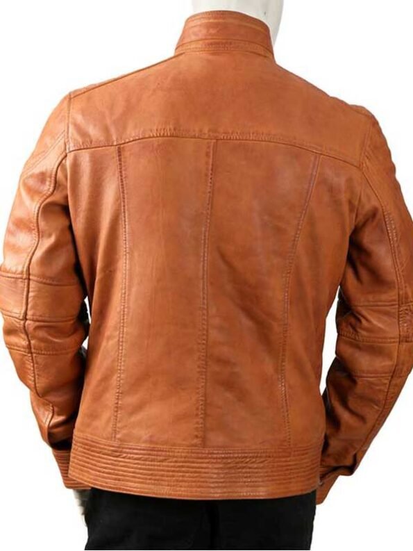 leather racer jacket
