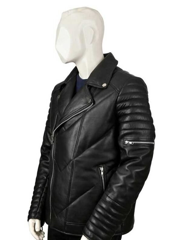 black biker jacket mens