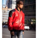 Red & Black Best Bomber Jacket for Men