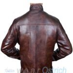 Mjulian Leather Jacket Brown Coat