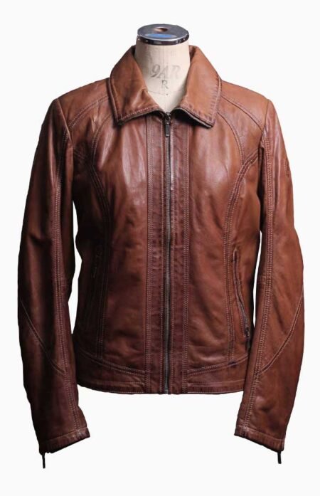 vintage leather jacket