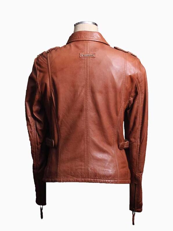 tan leather jackets womens
