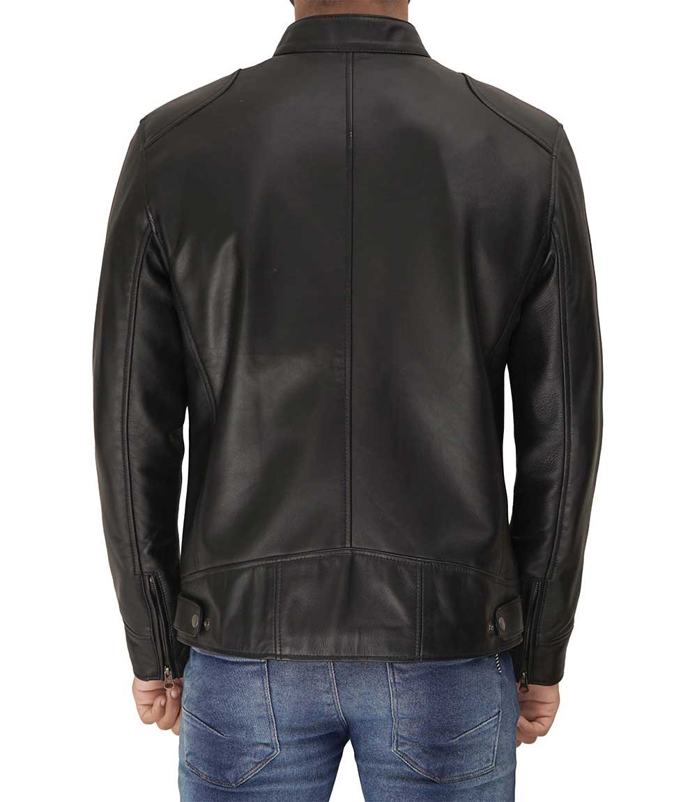 1A men-black-leather-biker-jacket