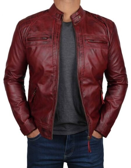 leather motorcycle jacket mens