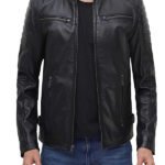1g-Men-Black-Quilted-Biker-Leather-Jacket
