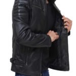 1g-Men-Black-Quilted-Biker-Leather-Jacket