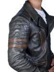 green leather jacket mens