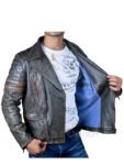 green leather jacket mens