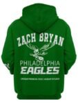 Zach Bryan Philadelphia Eagles 2024 Hoodie Black 2