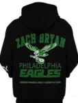 Zach Bryan Philadelphia Eagles 2024 Hoodie Black 2