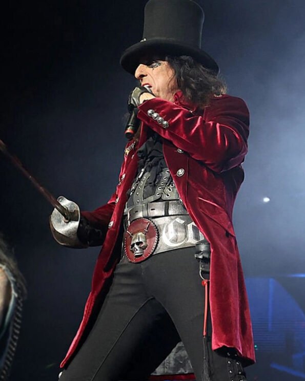 Alice Cooper Red Velvet Coat 2