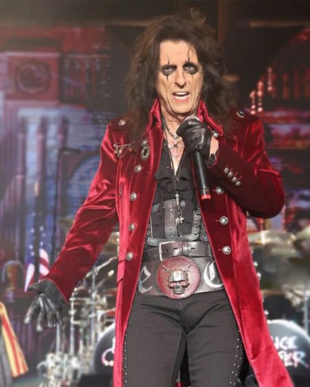 Alice Cooper Red Velvet Coat