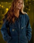 Blake Lively It Ends With Us 2024 Blue Jumpsuit