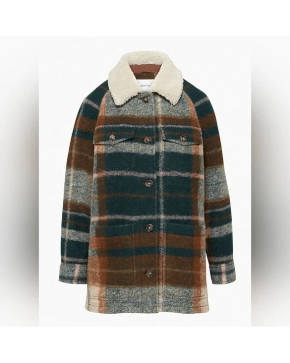 The Umbrella Academy S04 Ritu Arya Plaid Sherpa Jacket 1