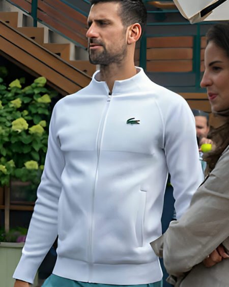 2024 Novak Djokovic White Jacket 2