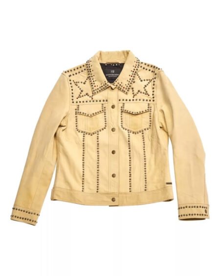 Benoit-TV-Series-Emily-In-Paris-S04-Kevin-Dias-Yellow-Studded-Leather-Jacket