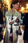 Emily In Paris S02 Lily Collins Silver Coat