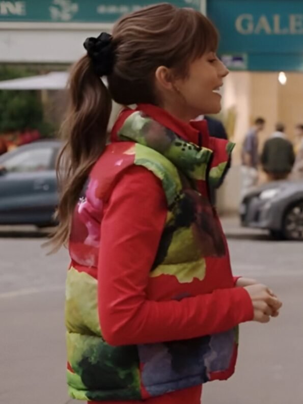 Emily-In-Paris-S04-Lily-Collins-Red-Vest