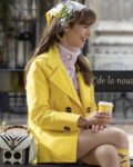 Emily Cooper Emily In Paris Yellow Coat