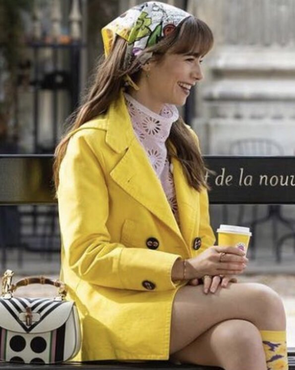 Emily Cooper Emily In Paris Yellow Coat