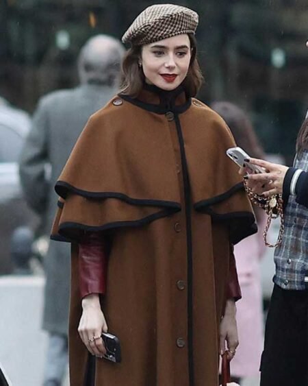 Emily In Paris Season 4 Emily Cape Coat 1