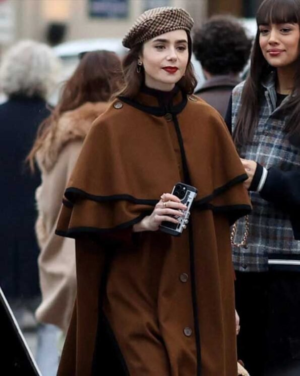 Emily In Paris Season 4 Emily Cape Coat