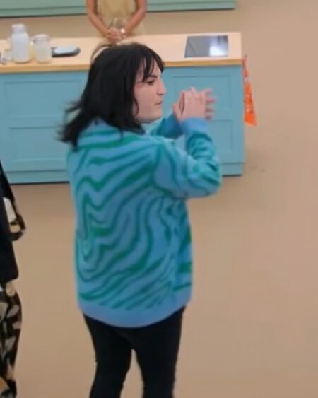 Great British Bake Off Noel Fielding Zebra Print Jumper 2