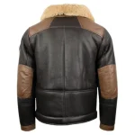 Mens-New-Stylish-Sheepskin-Chocolate-Brown-Aviator-Bomber-Jacket.webp