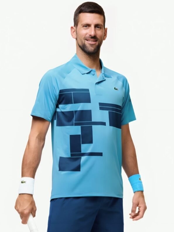 Novak Djokovic Regular Fit Player Blue Shirt 1