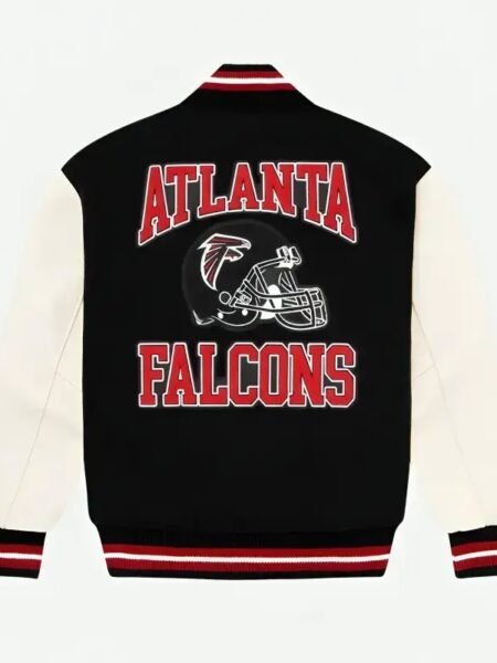 OVO Atlanta Falcons Varsity Black Jacket 2