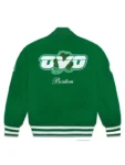 OVO x NBA Celtics Green Varsity Jacket 1