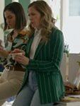 Pascale Hutton Nelly Knows Mysteries a Fatal Engagement Striped Blazer 1