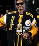 Snoop-Dogg-Pittsburgh-Sunday-Night-FootBall-Varsity-Black-Yellow-Jacket