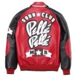 Soda Club Pelle Pelle Red Leather Jacket