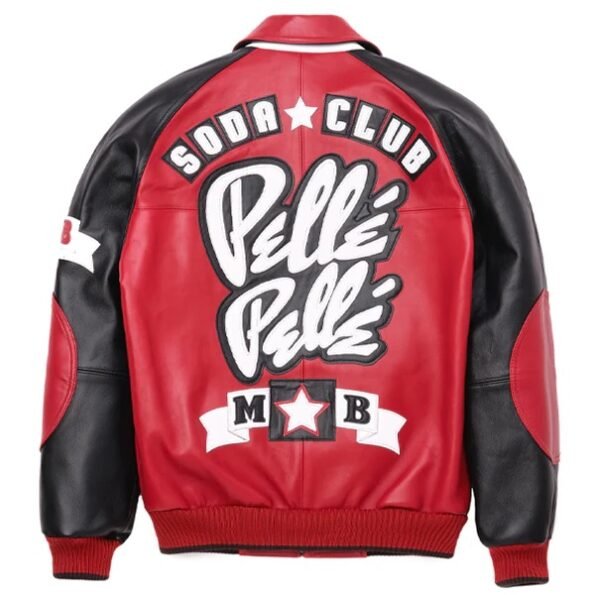 Soda Club Pelle Pelle Red Leather Jacket 3