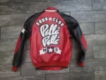 Soda Club Pelle Pelle Red Leather Jacket