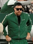 Travis-Kelce-Eagles-Game-Green-Bomber-Jacket.webp