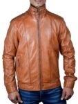 Mens Brown Leather Jacket