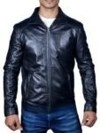 Mens Black Leather Jacket