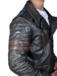 Green Leather Jacket Mens