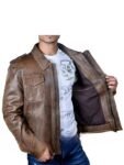 Mens Brown Leather Jacket