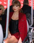 Taylor-Swift-Chiefs-Broncos-Game-Red-Tweed-Blazer