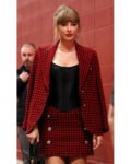 Taylor-Swift-Chiefs-Broncos-Game-Red-Tweed-Blazer