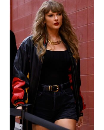 Chiefs-Buccaneers-Game-Taylor-Swift-Kansas-City-Leather-Jacket