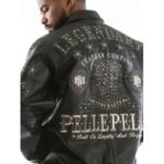 Pelle Pelle Legendary Black Stud Jacket For Men