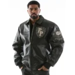 Pelle Pelle Legendary Black Stud Jacket For Men