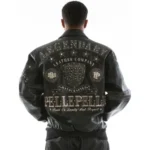 Pelle Pelle Legendary Black Stud Jacket For Men