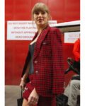 Taylor-Swift-Chiefs-Broncos-Game-Red-Tweed-Blazer