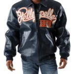 Mens-Pelle-Pelle-35th-Anniversary-1978-Navy-Blue-Bomber-Leather-Jacket.webp