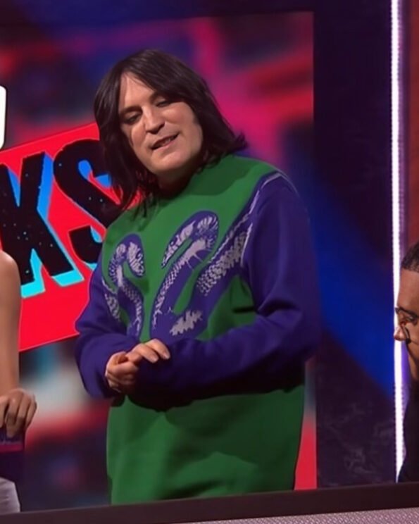 Noel Fielding Never Mind the Buzzcock Serpent Jumper 2